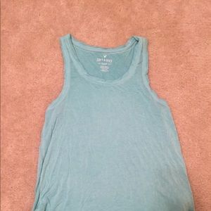Teal American eagle outfitter tank top size small